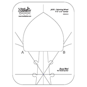Handi Quilter Accessories - Ruler - Jade Spinning Wheel 6" Centre